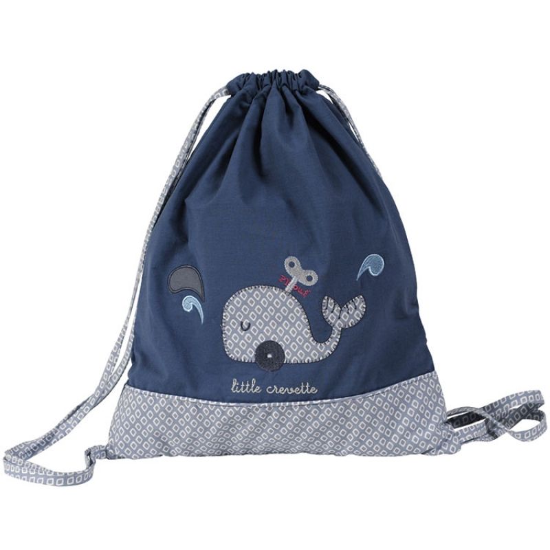 Sac à ficelles Baleine Little Crevette