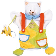 Doudou marionnette chat et souris (25 cm)  par Doudou et Compagnie