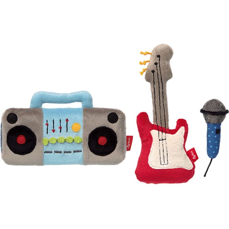 Set peluches musicales Papa & Me (3 pièces) Sigikid