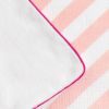 Serviette de plage à rayures Roses Pop (90 x 90 cm) Sauthon Produit 5