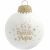 Variation Doré, blanc du produit Boule de Noël Mon Parrain Préféré de la marque Baubels