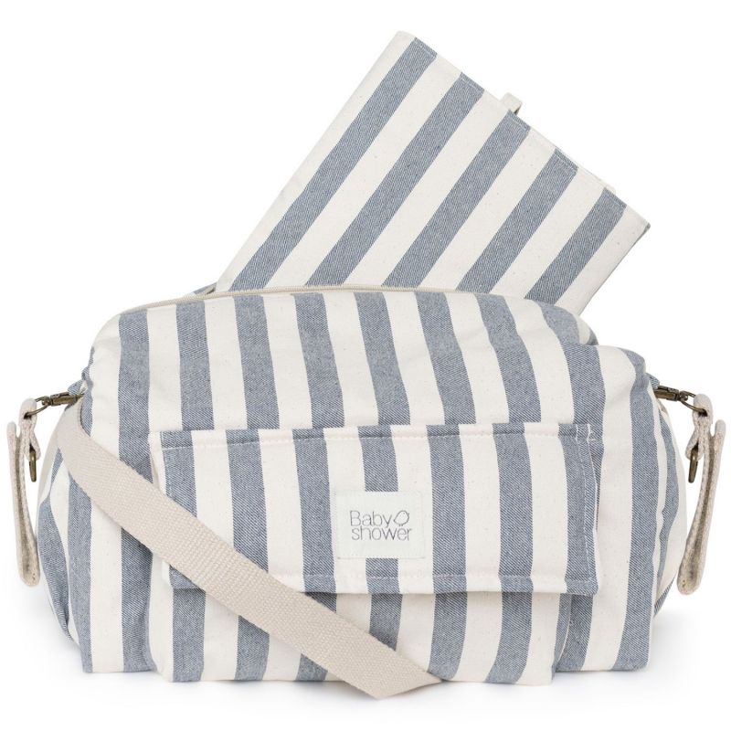 Sac à langer Camila Navy Jean Babyshower Produit 1