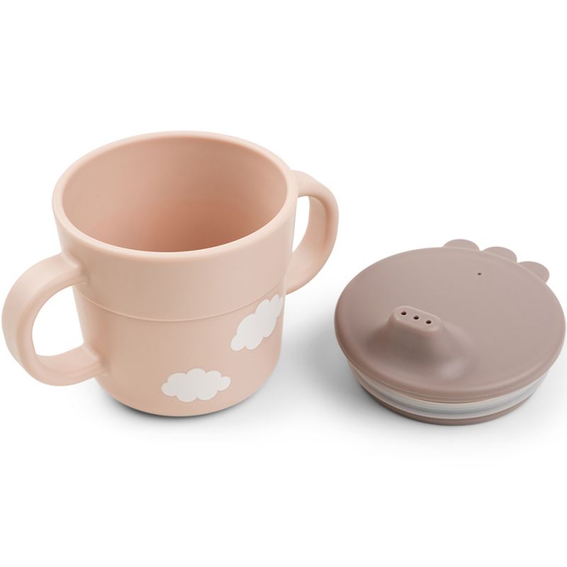 Coffret premier repas Happy clouds Rose (3 pièces) - Reconditionné Done by Deer Produit 4