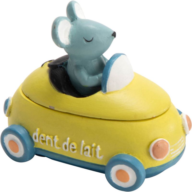 Boîte à dents voiture Gaston jaune Amadeus Les Petits