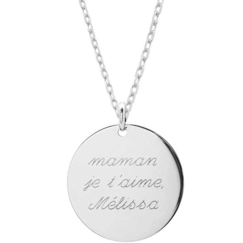Collier Message d'amour (argent 925°) Petits trésors