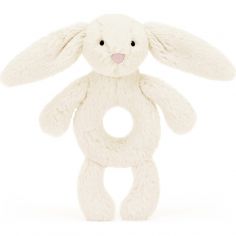 Hochet Bashful Lapin Crème (18 cm) - Jellycat