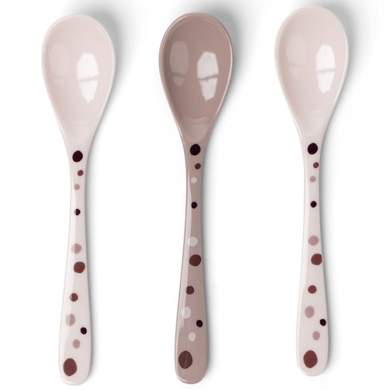 Lot de 3 cuillères roses Dreamy dots Done by Deer