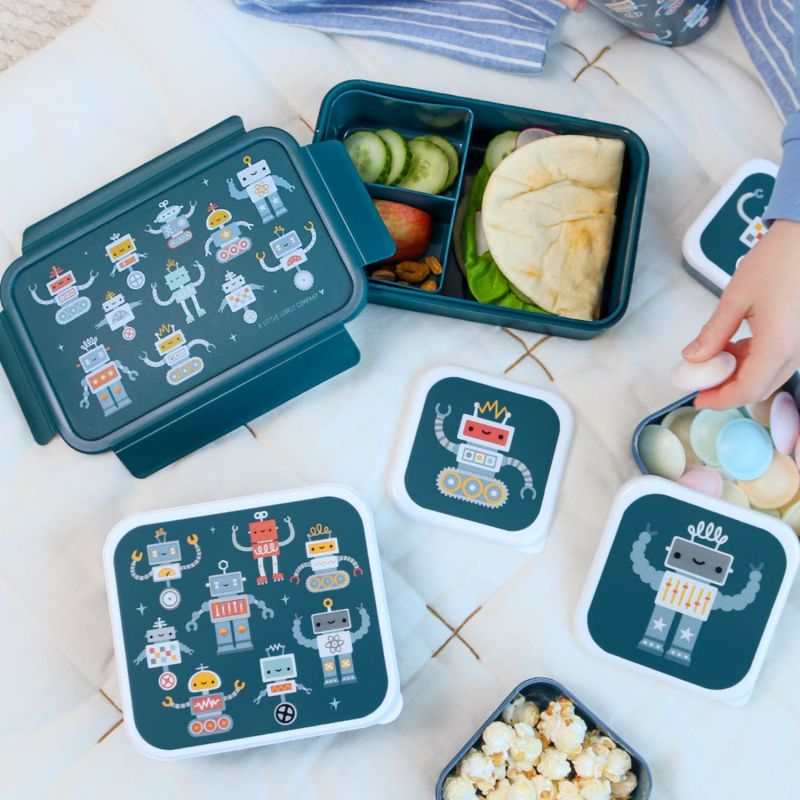 Lunch box Robots (1,2 L) A Little Lovely Company Ambiance 5