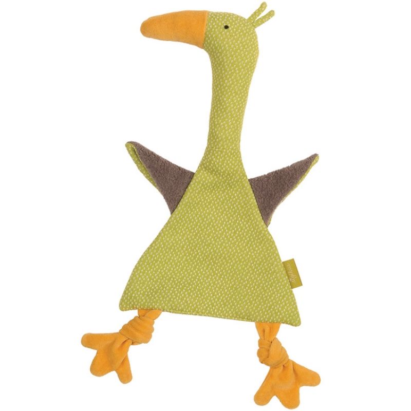 Doudou plat oison vert Green Sigikid