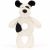 Variation Blanc, noir du produit Hochet Bashful Chien noir et crème (18 cm) de la marque Jellycat