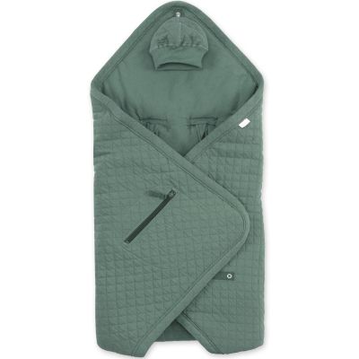 Nid d'ange passe sangle Biside Green Quilted + pady jersey