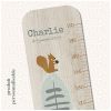 Toise en bois Renard Forêt Edgar personnalisable Charlie et Suzie Ambiance 2