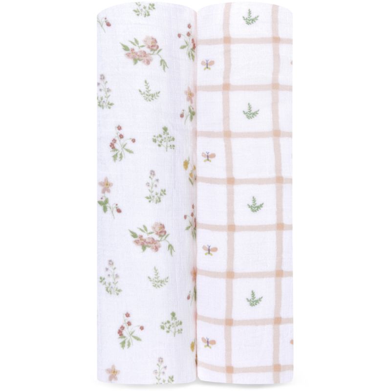 Lot de 2 maxi-langes essentials country floral (112 x 112 cm) aden + anais