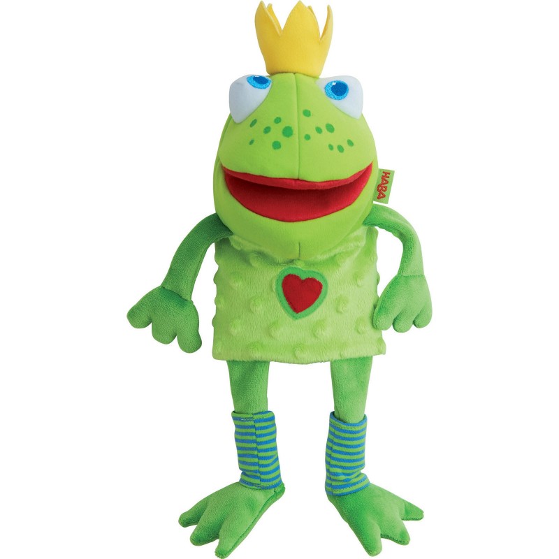 Marionnette à main Roi grenouille Haba