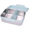 Lunch box inox 2 compartiments Véhicules bleu Kidzroom Produit 2