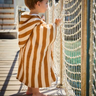 Poncho de bain enfant Elma Camel