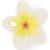 Variation Jaune, blanc du produit Mini jouet de dentition Hawaii the flower de la marque Oli & Carol