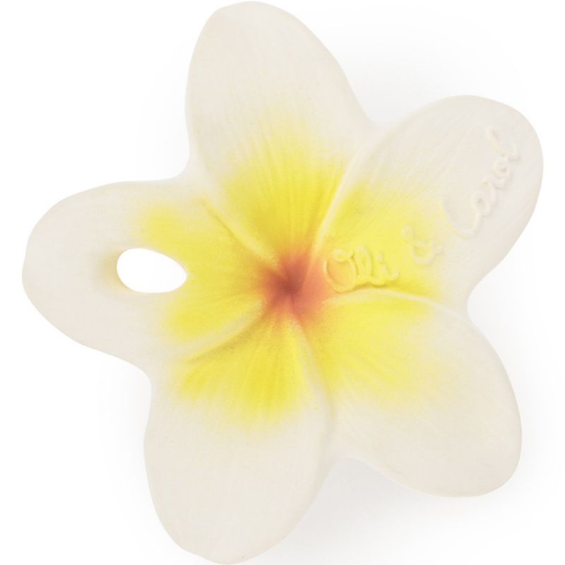 Mini jouet de dentition en latex Hawaii la fleur Chewy to go Oli & Carol