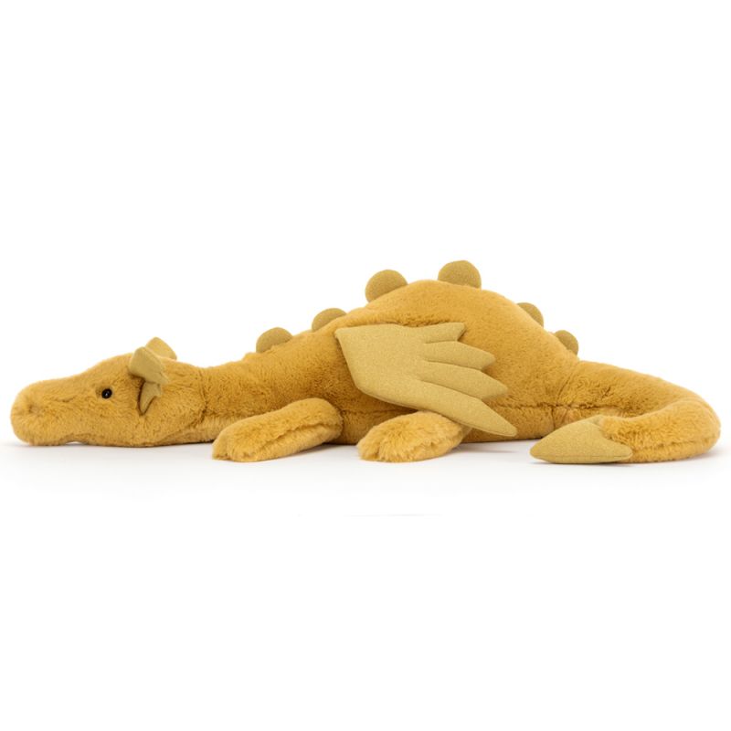 Peluche géante Scrumptious dragon doré (66 cm) Jellycat Produit 2