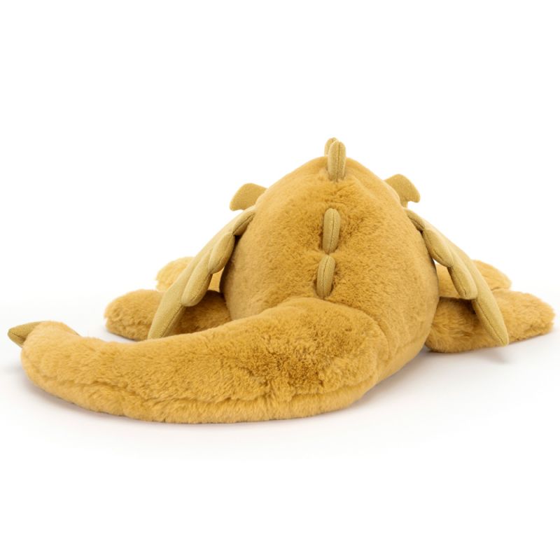 Peluche géante Scrumptious dragon doré (66 cm) Jellycat Produit 3