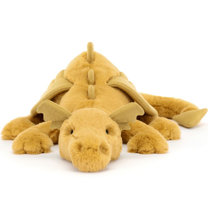 Peluche géante Scrumptious dragon doré (66 cm) Jellycat Produit 4