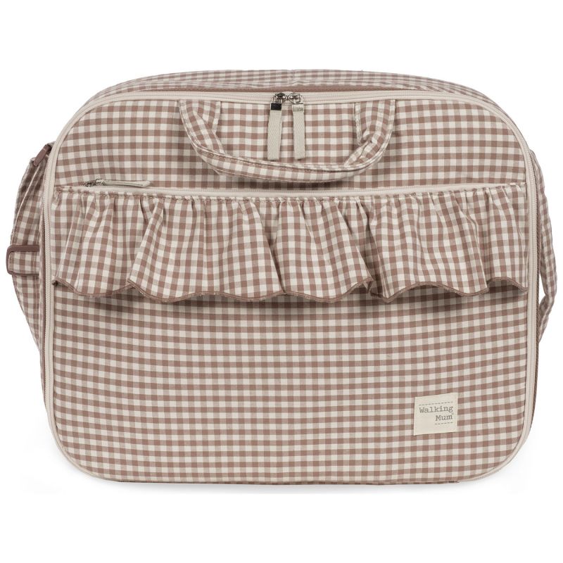 Valise de maternité Praliné Vichy Moka Walking Mum Produit 3