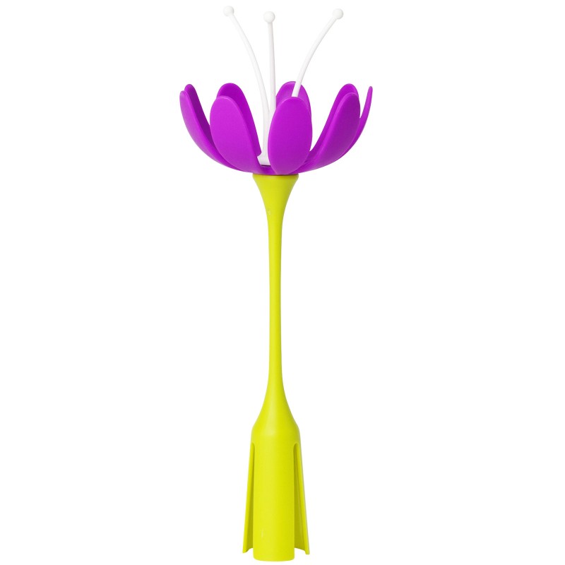 Fleur égouttoir Stem vert et prune Boon