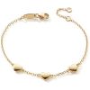 Bracelet 3 Cœurs (or jaune 375°) Baby bijoux Produit 1