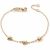 Variation Doré du produit Bracelet 3 Etoiles (or jaune 375°) de la marque Baby bijoux