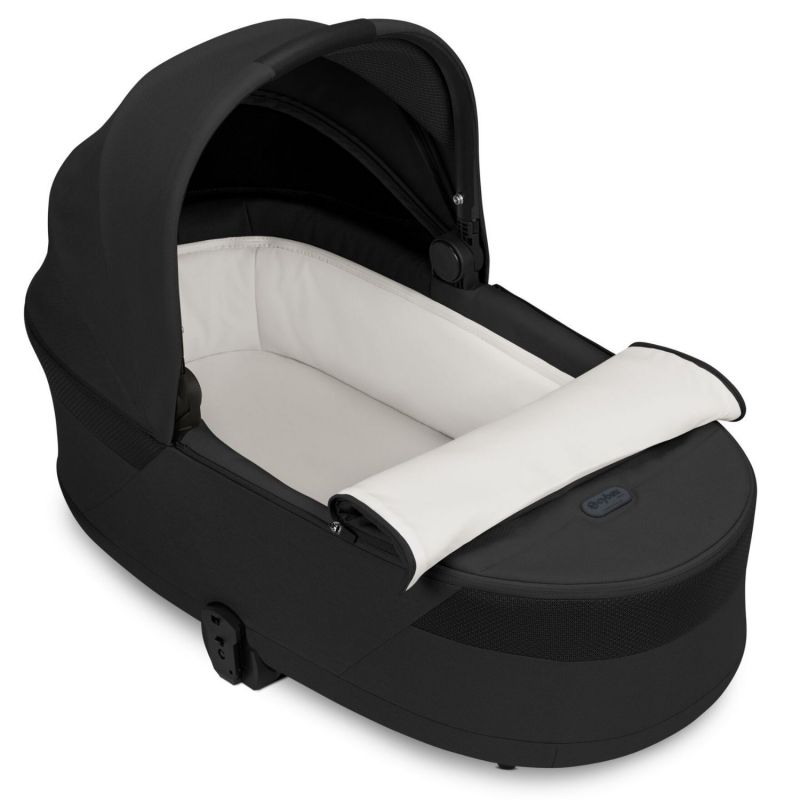 Poussette citadine Balios S avec nacelle S Lux 2026 Moon Black Cybex Produit 5