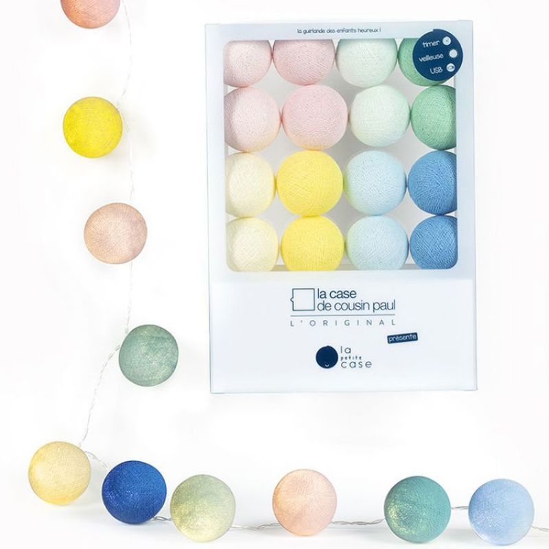 Coffret guirlande lumineuse fonction veilleuse La petite case Camille La case de cousin paul