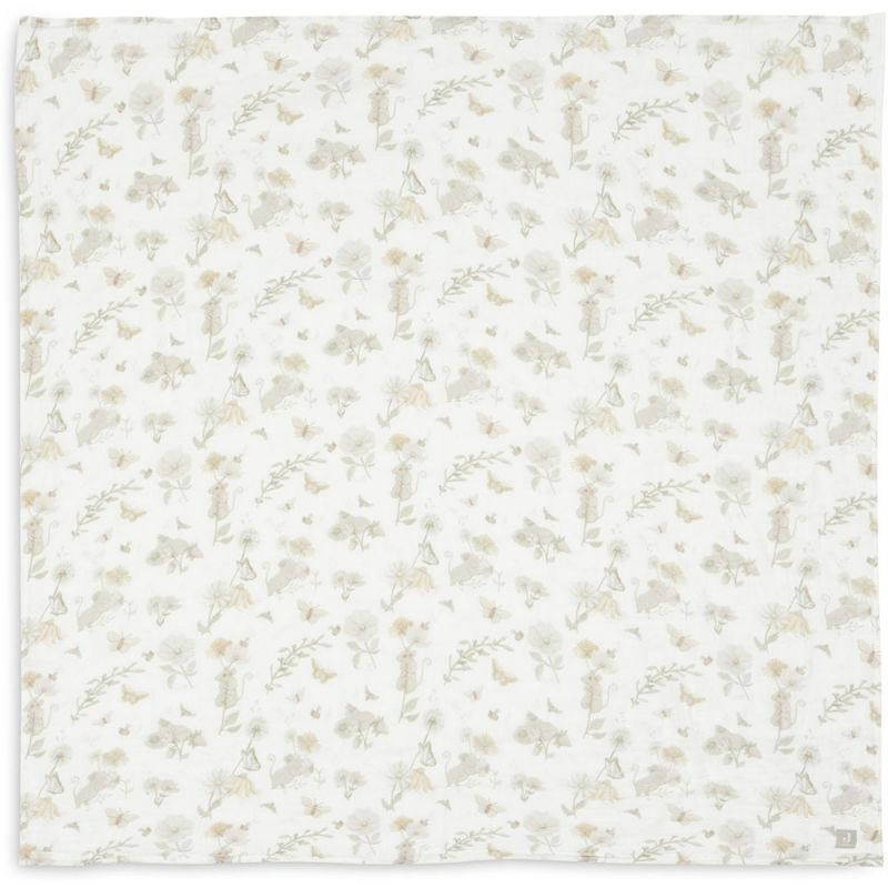 Lange en gaze de coton Dreamy Mouse (110 x 110 cm) Jollein Produit 1 grande taille