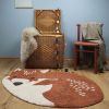 Tapis lavable loup Little Wolf (70 x 110 cm)  par Nattiot