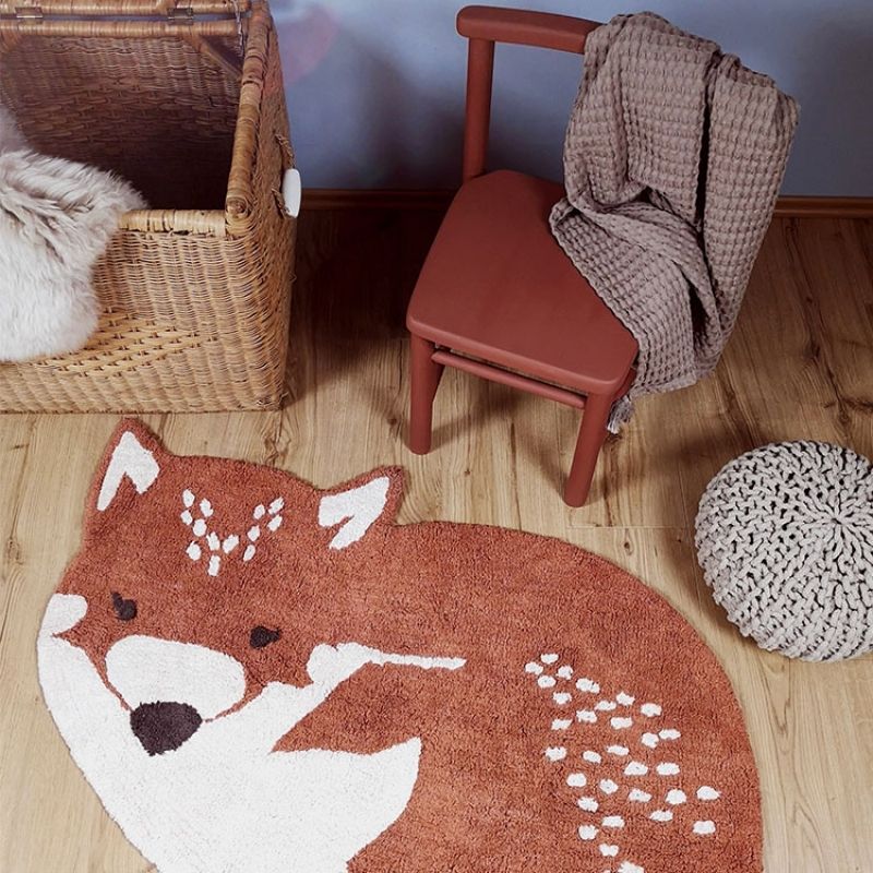 Tapis lavable loup Little Wolf (70 x 110 cm) Nattiot Produit 2