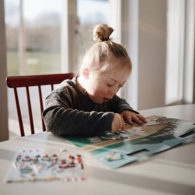 Autocollants réutilisables Sticker Book Race