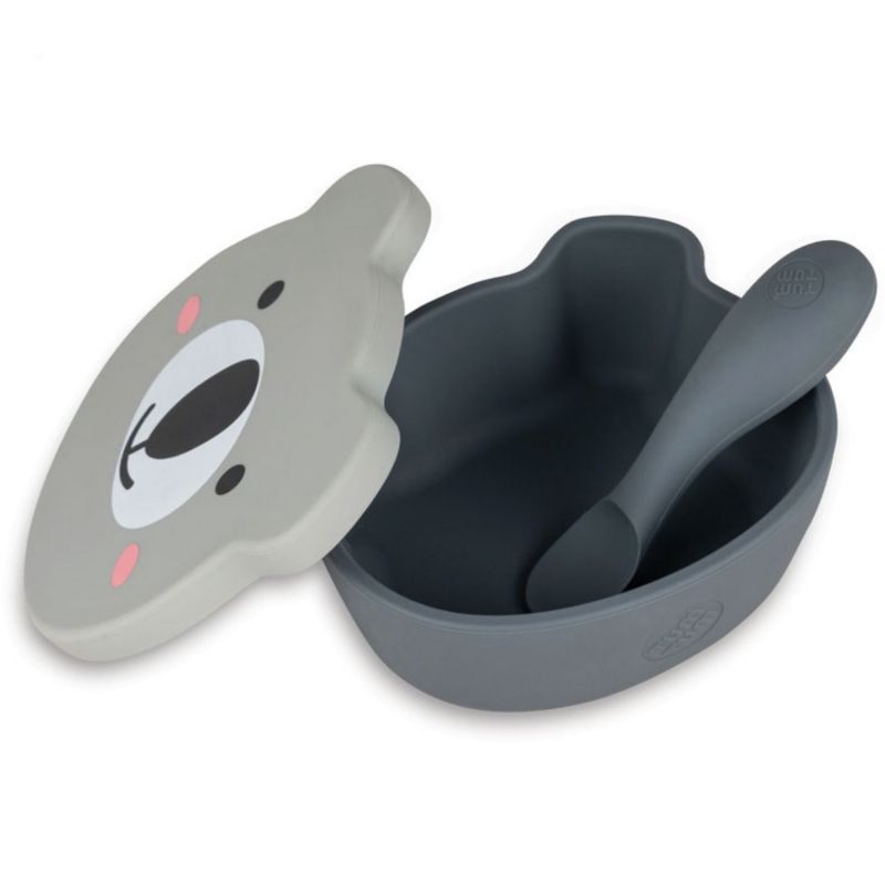 Set repas en silicone Koala (4 pièces) TUM TUM Produit ouvert 4