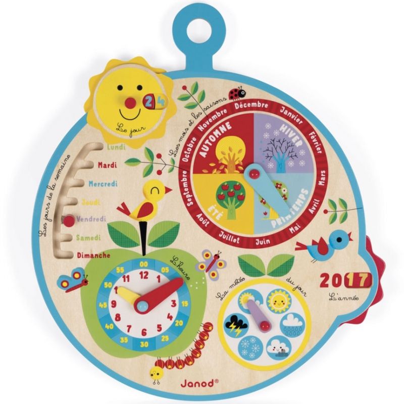 Calendrier au fil du temps Janod