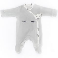 Pyjama chaud gris Lamamour (3 mois)