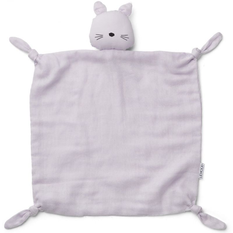 Doudou plat Agnete Cat light lavender Liewood