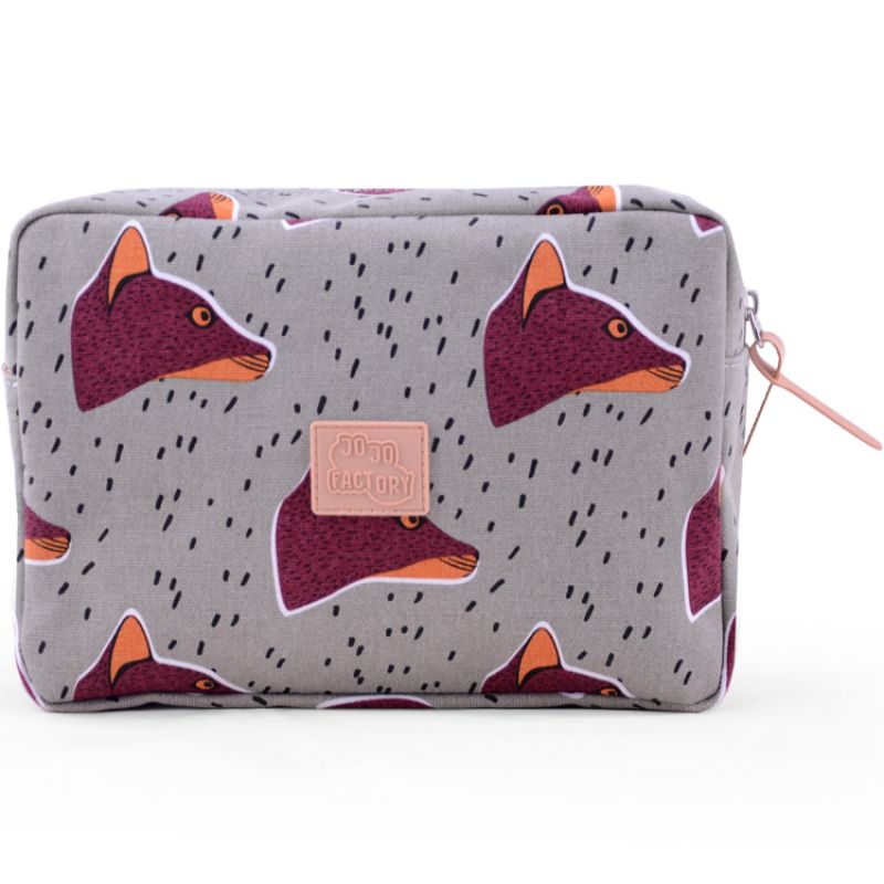 Trousse de toilette renard Leo Jojo Factory