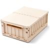Caisse de rangement Weston avec couvercle Sandy - Liewood