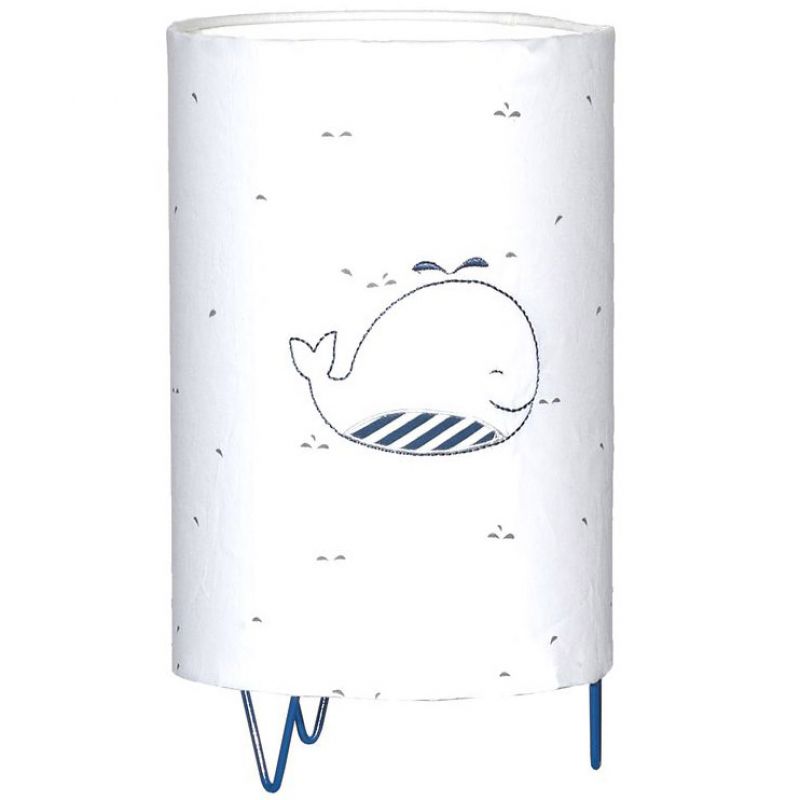 Lampe à poser Blue baleine Sauthon