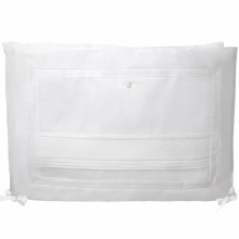 Tour de lit blanc Elégance (pour lits 60 x 120 cm et 70 x 140 cm)   par Tartine et Chocolat