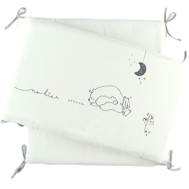 Tour de lit veloudoux Timeless (pour lit 60 x 120 cm ou 70 x 140 cm) Noukie's