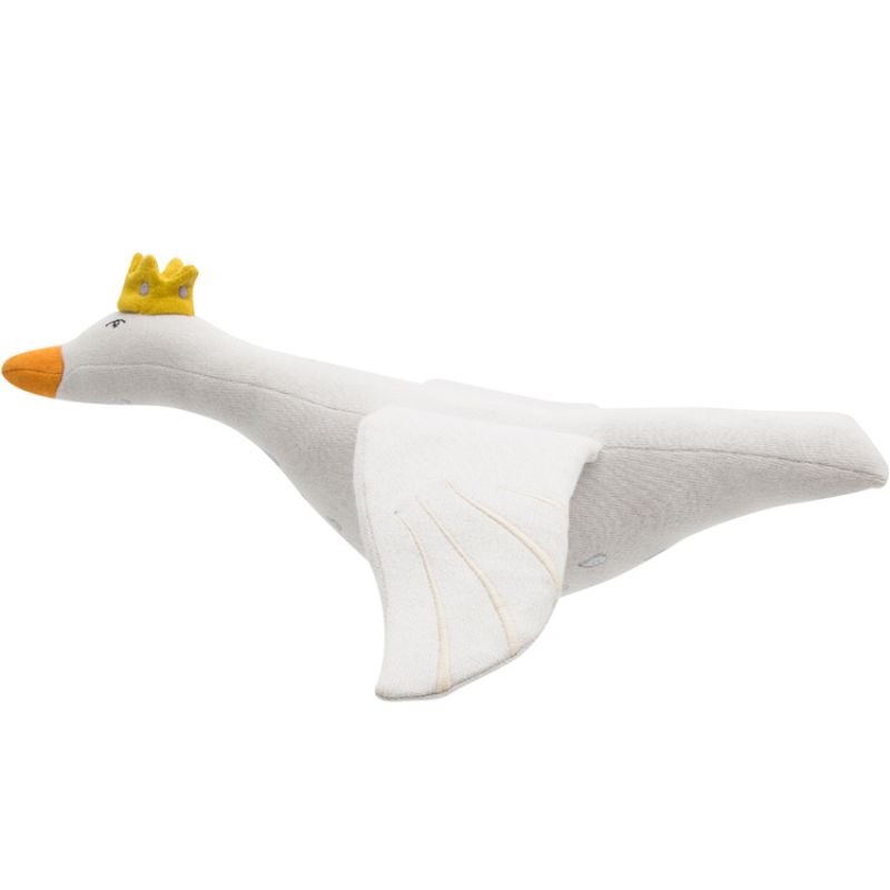 Mobile L'oie en tissu gris cendré L'oiseau bateau