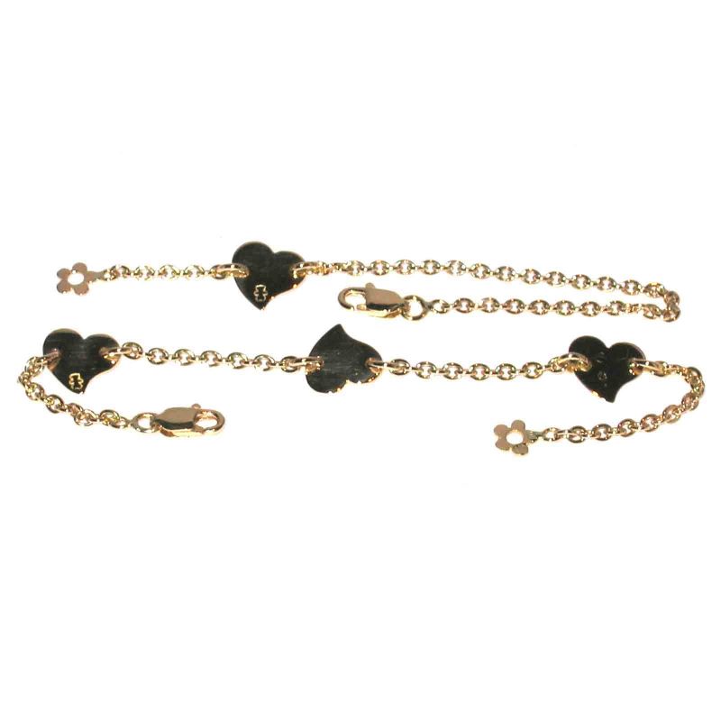 Rajout d'un motif coeur pour bracelet anniversaire Loupidou