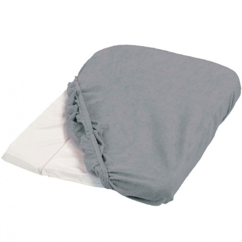 Lot de 2 housses de matelas à langer gris foncé (75 x 50 cm) Tinéo