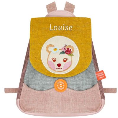 Sac à dos bébé Tchiki madame ours (personnalisable)  par L'oiseau bateau