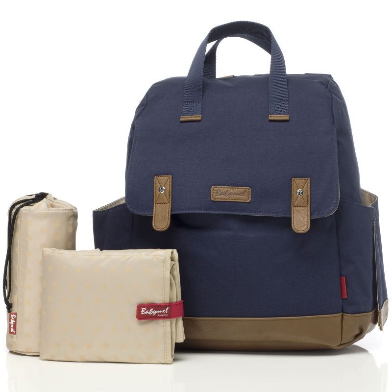 Sac à langer Robyn convertible en sac à dos bleu navy Babymel