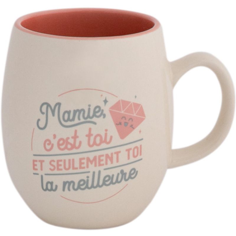 Mug Mamie, c'est toi et seulement toi la meilleure (365 ml) Mr. Wonderful